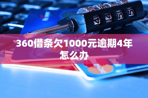 360借条欠1000元逾期4年怎么办