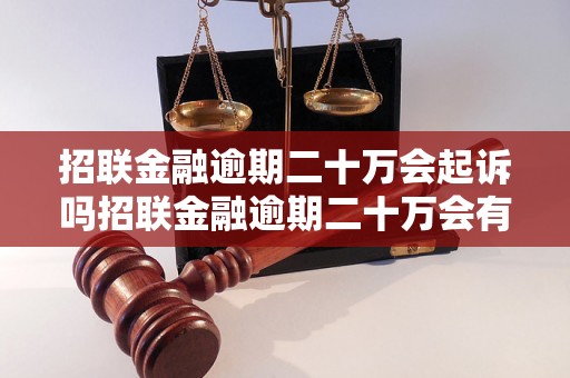 招联金融逾期二十万会起诉吗招联金融逾期二十万会有什么后果