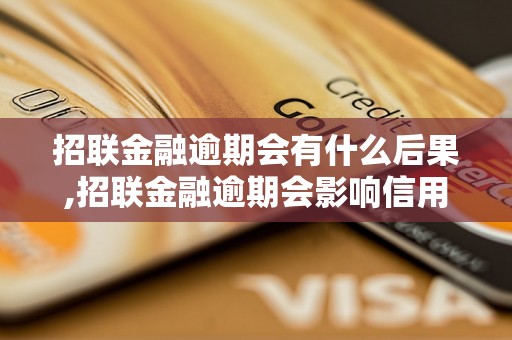 招联金融逾期会有什么后果,招联金融逾期会影响信用吗