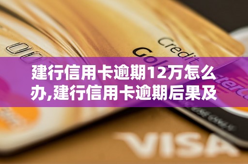 建行信用卡逾期12万怎么办,建行信用卡逾期后果及处理方法