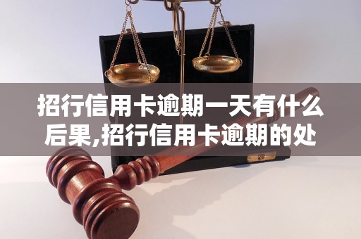 招行信用卡逾期一天有什么后果,招行信用卡逾期的处理流程