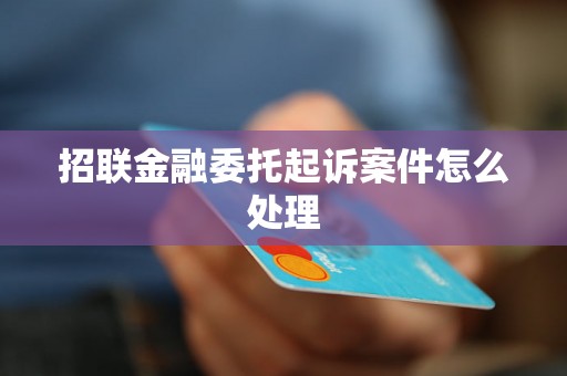 招联金融委托起诉案件怎么处理