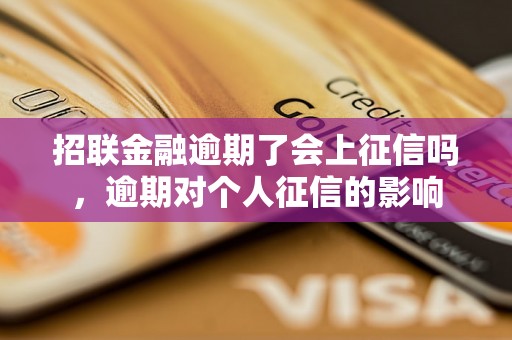 招联金融逾期了会上征信吗，逾期对个人征信的影响