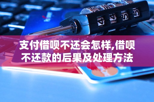 支付借呗不还会怎样,借呗不还款的后果及处理方法