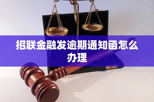 招联金融发逾期通知函怎么办理