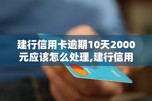 建行信用卡逾期10天2000元应该怎么处理,建行信用卡逾期罚款标准