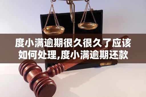 度小满逾期很久很久了应该如何处理,度小满逾期还款解决办法