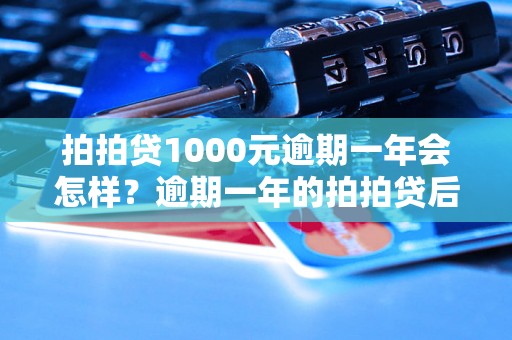 拍拍贷1000元逾期一年会怎样？逾期一年的拍拍贷后果