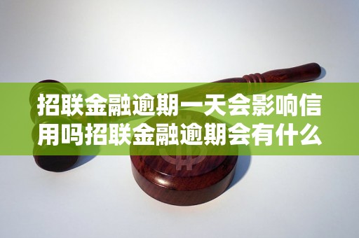 招联金融逾期一天会影响信用吗招联金融逾期会有什么后果