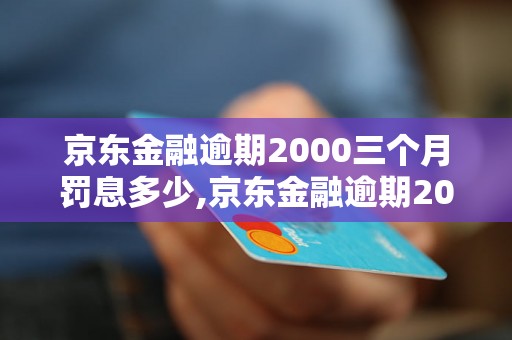 京东金融逾期2000三个月罚息多少,京东金融逾期2000三个月逾期利息计算公式