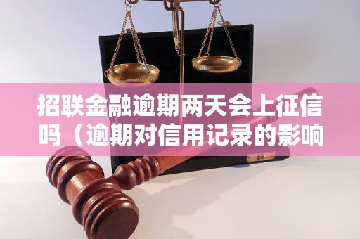 招联金融逾期两天会上征信吗（逾期对信用记录的影响详解）