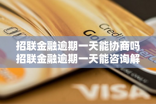 招联金融逾期一天能协商吗招联金融逾期一天能咨询解决吗