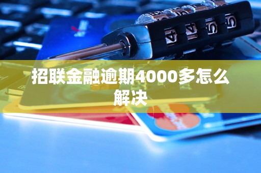 招联金融逾期4000多怎么解决