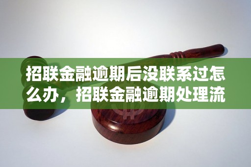 招联金融逾期后没联系过怎么办，招联金融逾期处理流程