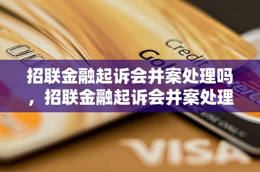 招联金融起诉会并案处理吗，招联金融起诉会并案处理流程解析