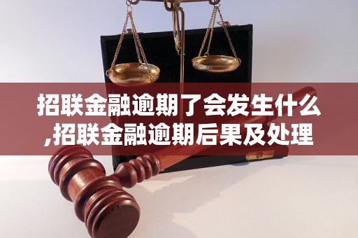 招联金融逾期了会发生什么,招联金融逾期后果及处理办法