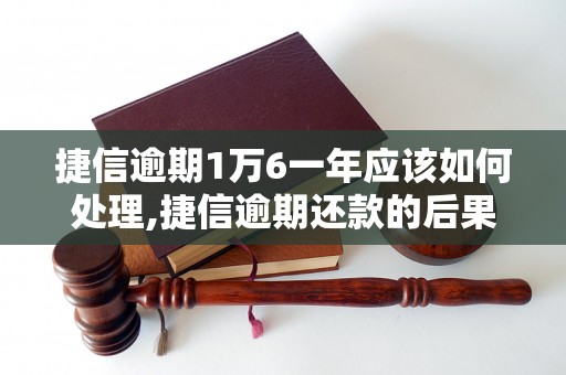 捷信逾期1万6一年应该如何处理,捷信逾期还款的后果与解决方法