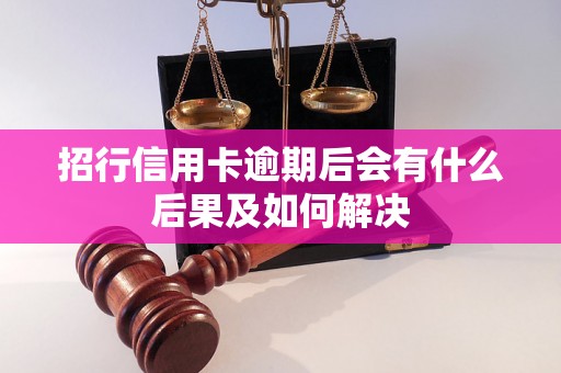 招行信用卡逾期后会有什么后果及如何解决