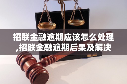 招联金融逾期应该怎么处理,招联金融逾期后果及解决办法