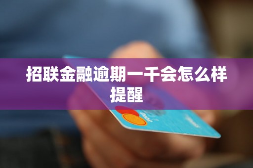 招联金融逾期一千会怎么样提醒