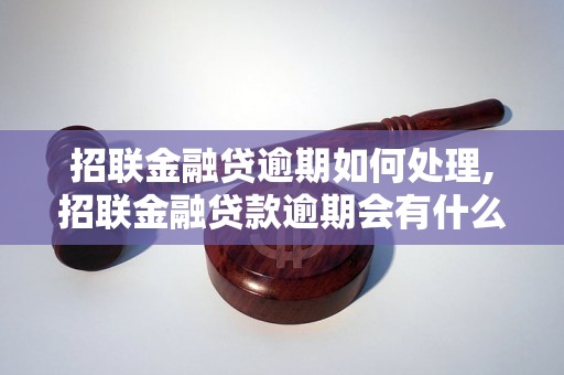 招联金融贷逾期如何处理,招联金融贷款逾期会有什么后果