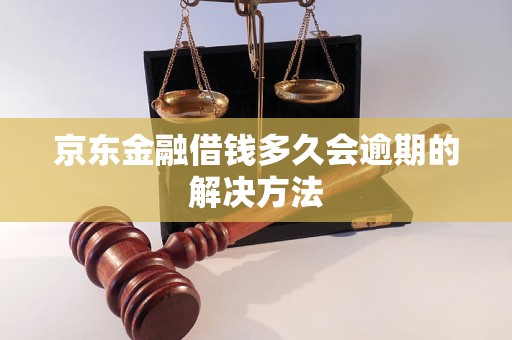 京东金融借钱多久会逾期的解决方法