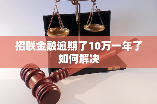 招联金融逾期了10万一年了如何解决