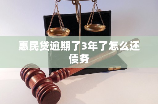 惠民贷逾期了3年了怎么还债务