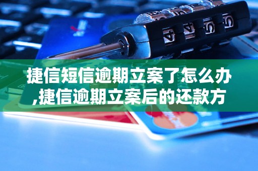 捷信短信逾期立案了怎么办,捷信逾期立案后的还款方式