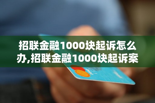 招联金融1000块起诉怎么办,招联金融1000块起诉案例分享