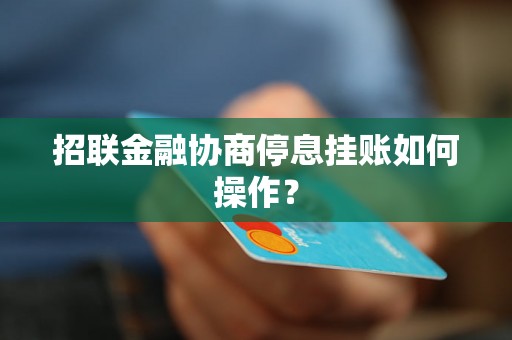 招联金融协商停息挂账如何操作？