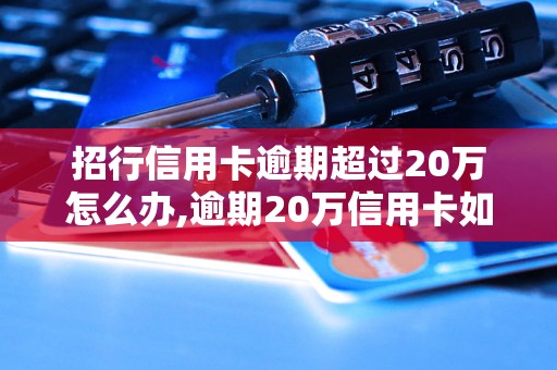 招行信用卡逾期超过20万怎么办,逾期20万信用卡如何处理