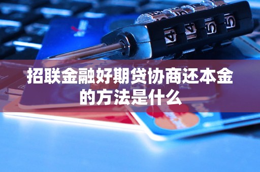 招联金融好期贷协商还本金的方法是什么