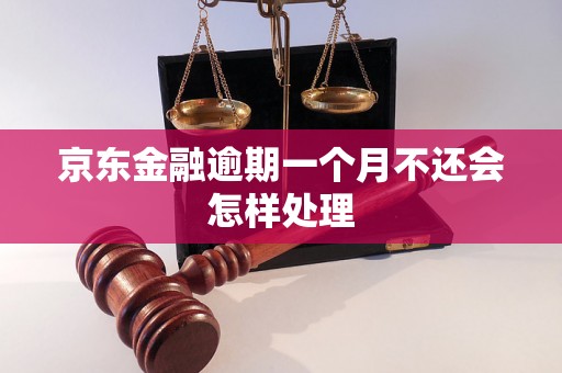 京东金融逾期一个月不还会怎样处理