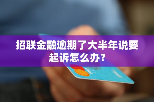 招联金融逾期了大半年说要起诉怎么办？