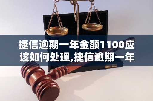 捷信逾期一年金额1100应该如何处理,捷信逾期一年后的后果是什么