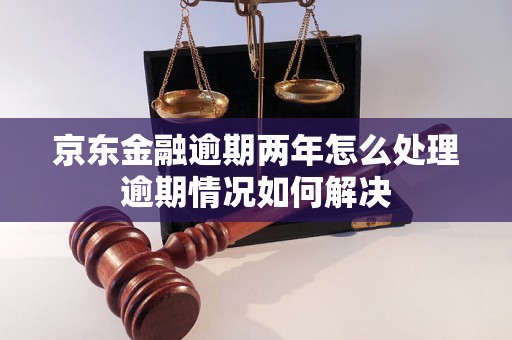 京东金融逾期两年怎么处理逾期情况如何解决