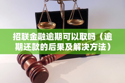 招联金融逾期可以取吗（逾期还款的后果及解决方法）