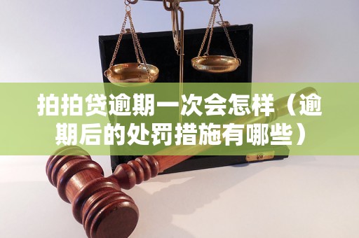 拍拍贷逾期一次会怎样（逾期后的处罚措施有哪些）