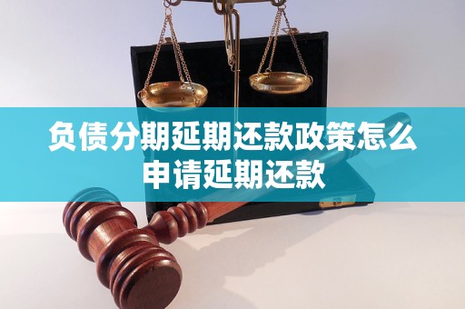 负债分期延期还款政策怎么申请延期还款