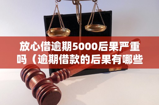 放心借逾期5000后果严重吗（逾期借款的后果有哪些）