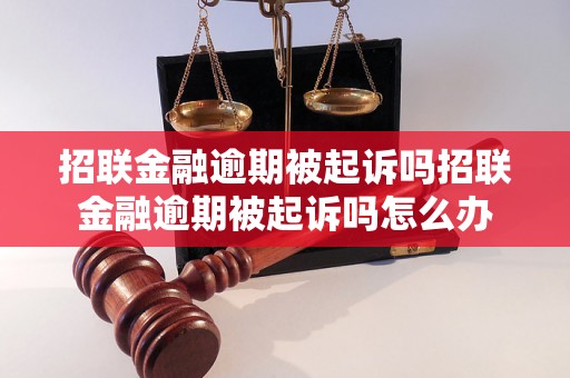 招联金融逾期被起诉吗招联金融逾期被起诉吗怎么办