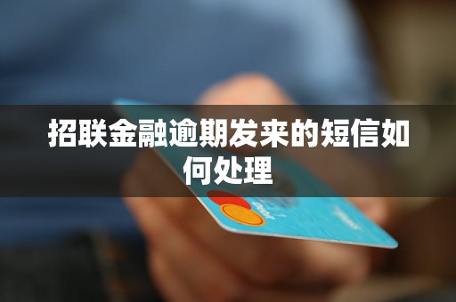 招联金融逾期发来的短信如何处理