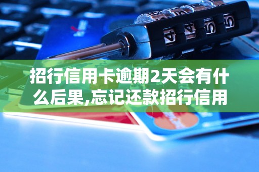 招行信用卡逾期2天会有什么后果,忘记还款招行信用卡怎么办