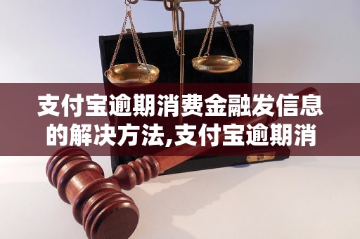 支付宝逾期消费金融发信息的解决方法,支付宝逾期消费金融如何处理