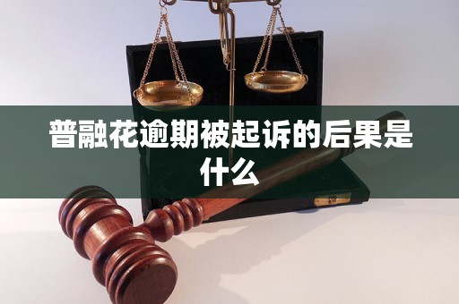 普融花逾期被起诉的后果是什么