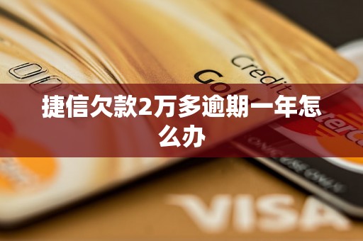 捷信欠款2万多逾期一年怎么办