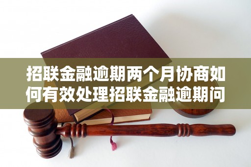 招联金融逾期两个月协商如何有效处理招联金融逾期问题，协商还款方案