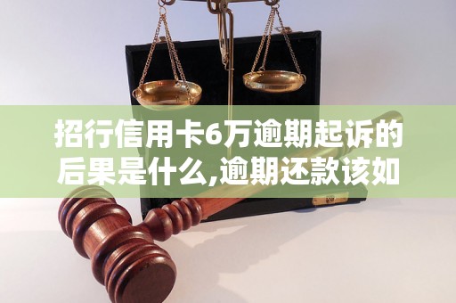 招行信用卡6万逾期起诉的后果是什么,逾期还款该如何应对