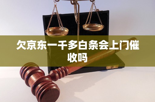 欠京东一千多白条会上门催收吗